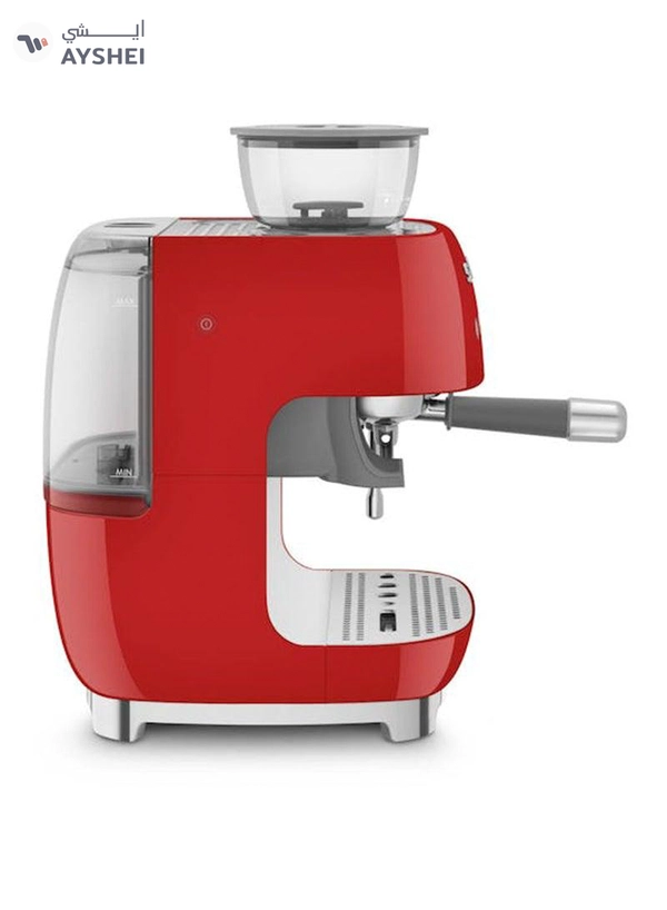 smeg ‘50’s Style’ Coffee Machine with Built in Grinder 0.01 L 1600 W EGF03RDAU Red