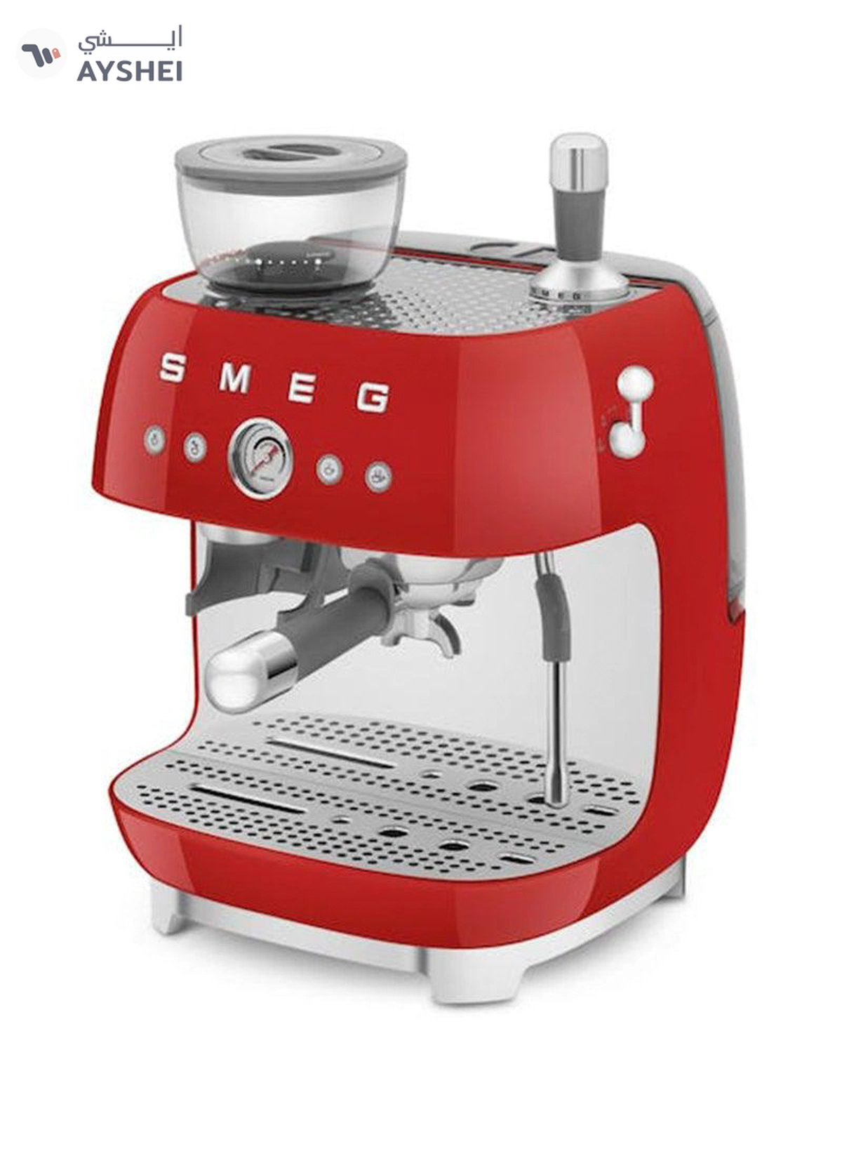 smeg ‘50’s Style’ Coffee Machine with Built in Grinder 0.01 L 1600 W EGF03RDAU Red-1-1