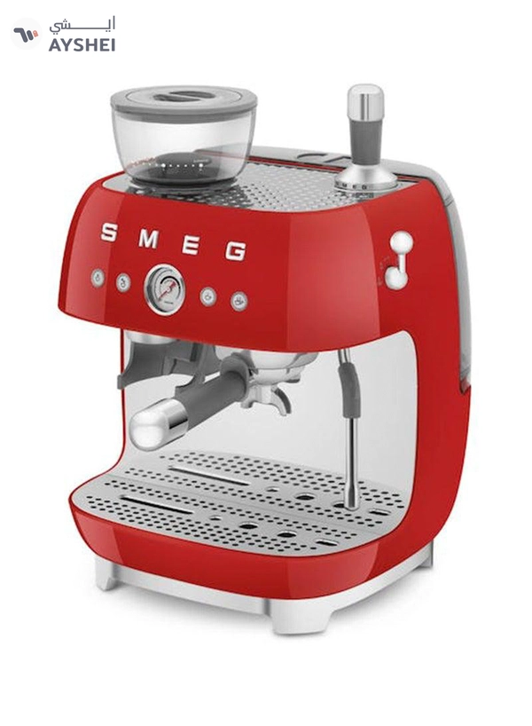 smeg ‘50’s Style’ Coffee Machine with Built in Grinder 0.01 L 1600 W EGF03RDAU Red