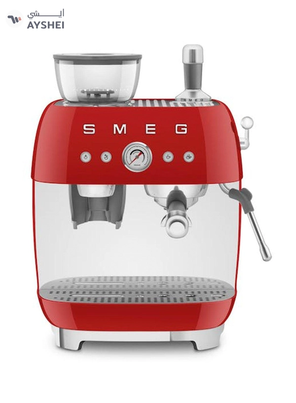 smeg ‘50’s Style’ Coffee Machine with Built in Grinder 0.01 L 1600 W EGF03RDAU Red