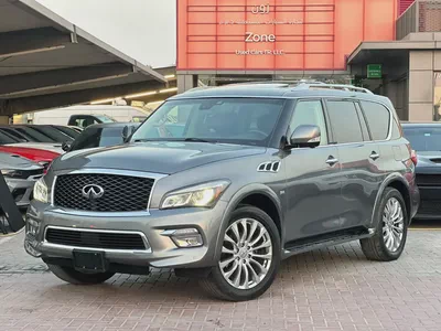 إنفينتي QX80 مواصفات امريكية 2017 فل اوبشن بحالة جيدة-0