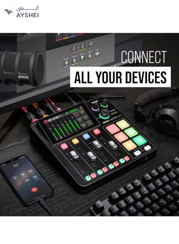 RODE Rodecaster Duo Streaming Mixer RC Duo Black