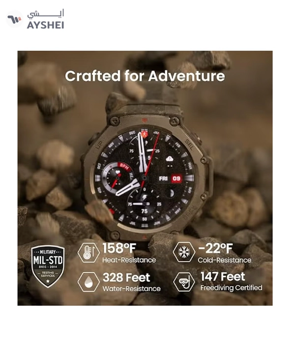Amazfit T-Rex 3 Premium Outdoor Gps Smartwatch Onyx