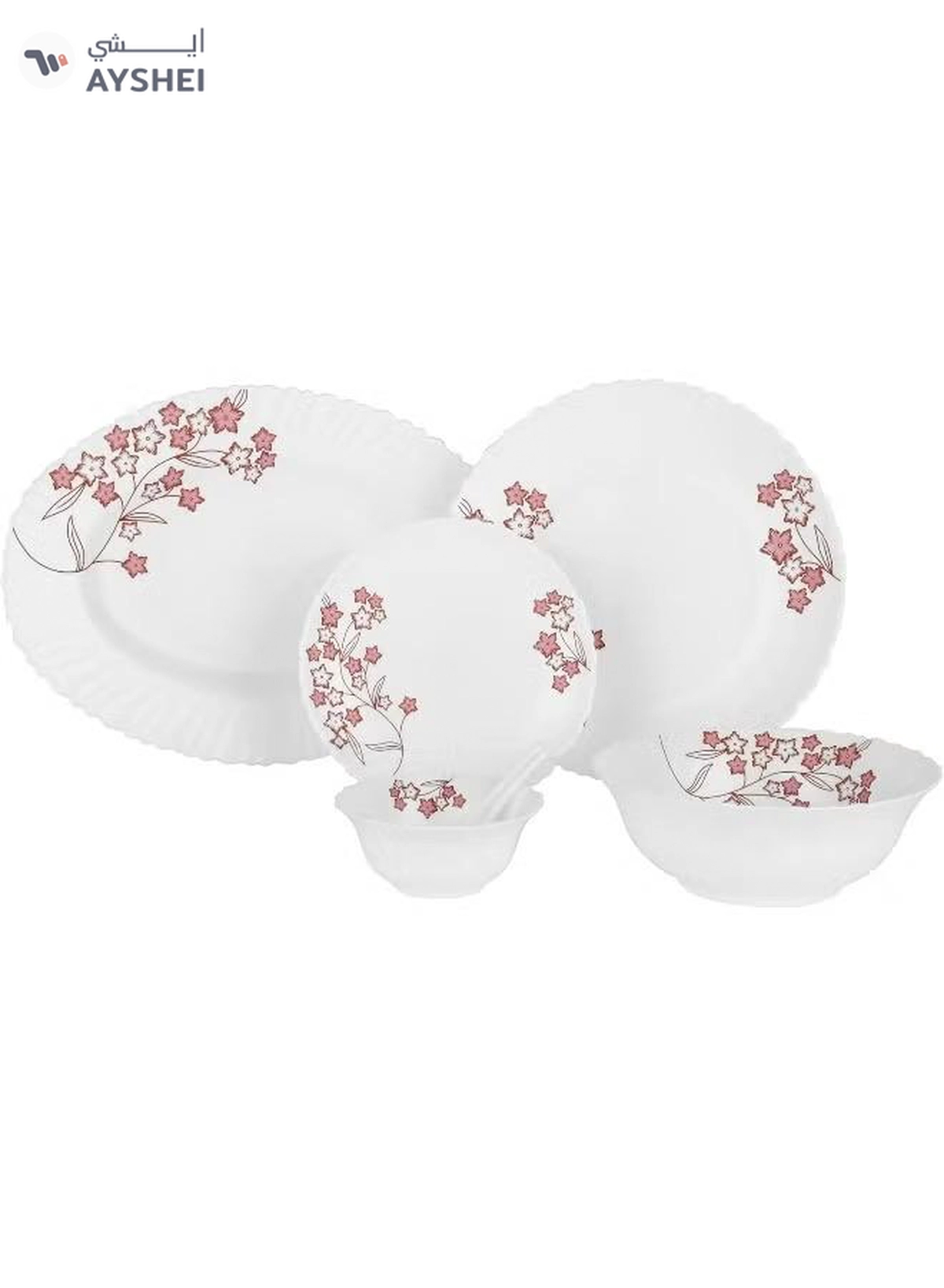DELCASA 33 Pieces Opalware Dinner Set-3-3