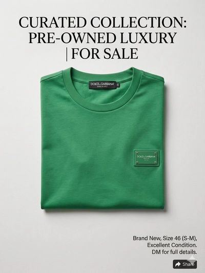 Dolce & Gabbana Men's Green T-shirt - Brand New-0