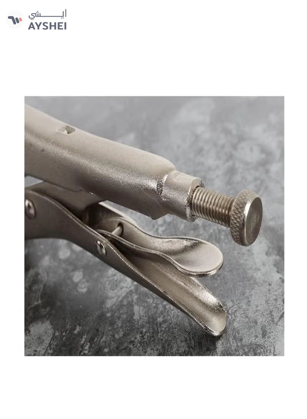 ABBASALI Carbon Steel Welding Clamp U Type Pipe Wrench Adjustable Grip Vise Locking Jaw Pliers Wood Locator Clips Electrical Repair Tool-1-1