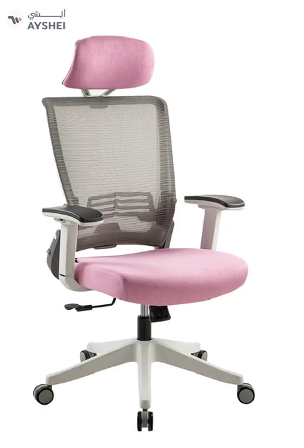 NAVODESK KIKO Ergonomic Folding Office Chair Pink 51cm