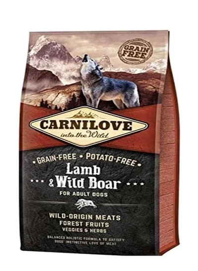 Carnilove Lamb & Wild Boar For Adult Dogs 1.5Kg-1