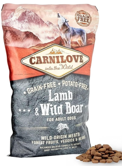 Carnilove Lamb & Wild Boar For Adult Dogs 1.5Kg-0