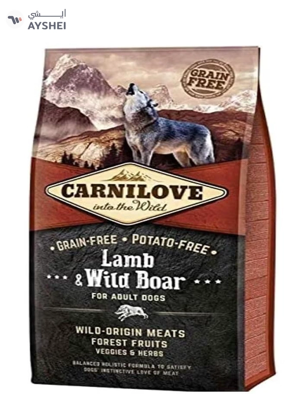 Carnilove Lamb & Wild Boar For Adult Dogs 1.5Kg