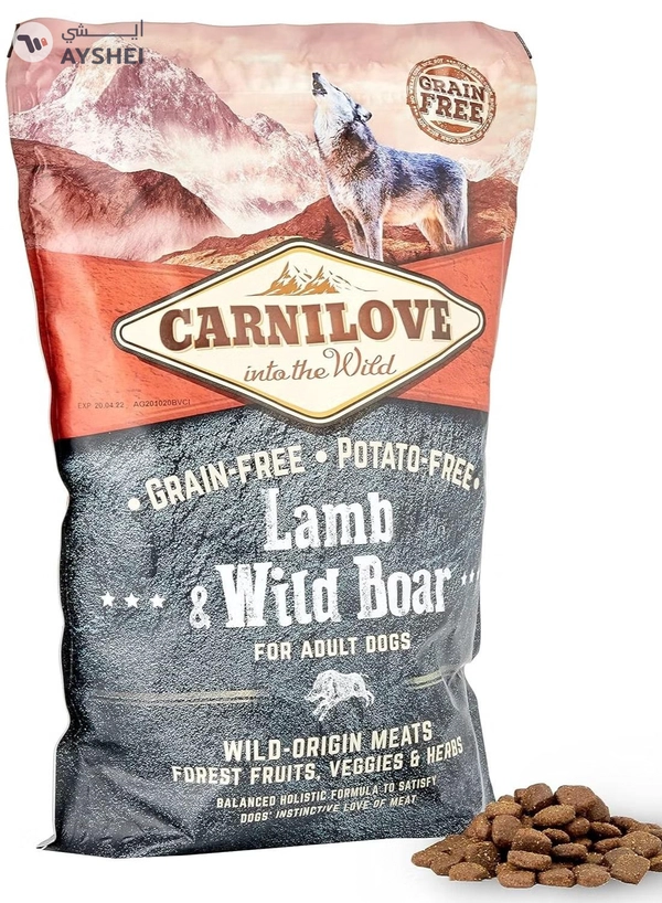 Carnilove Lamb & Wild Boar For Adult Dogs 1.5Kg