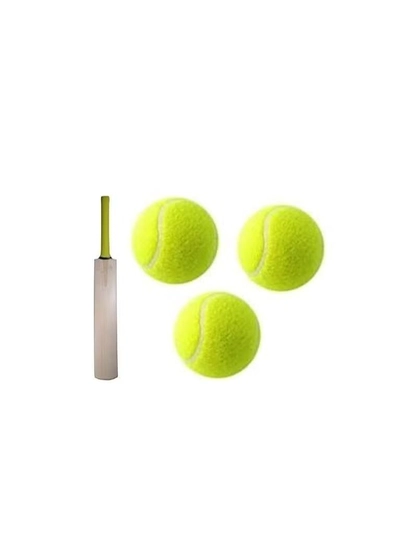 ABBASALI Cricket Bat & Tennis Ball Set-0
