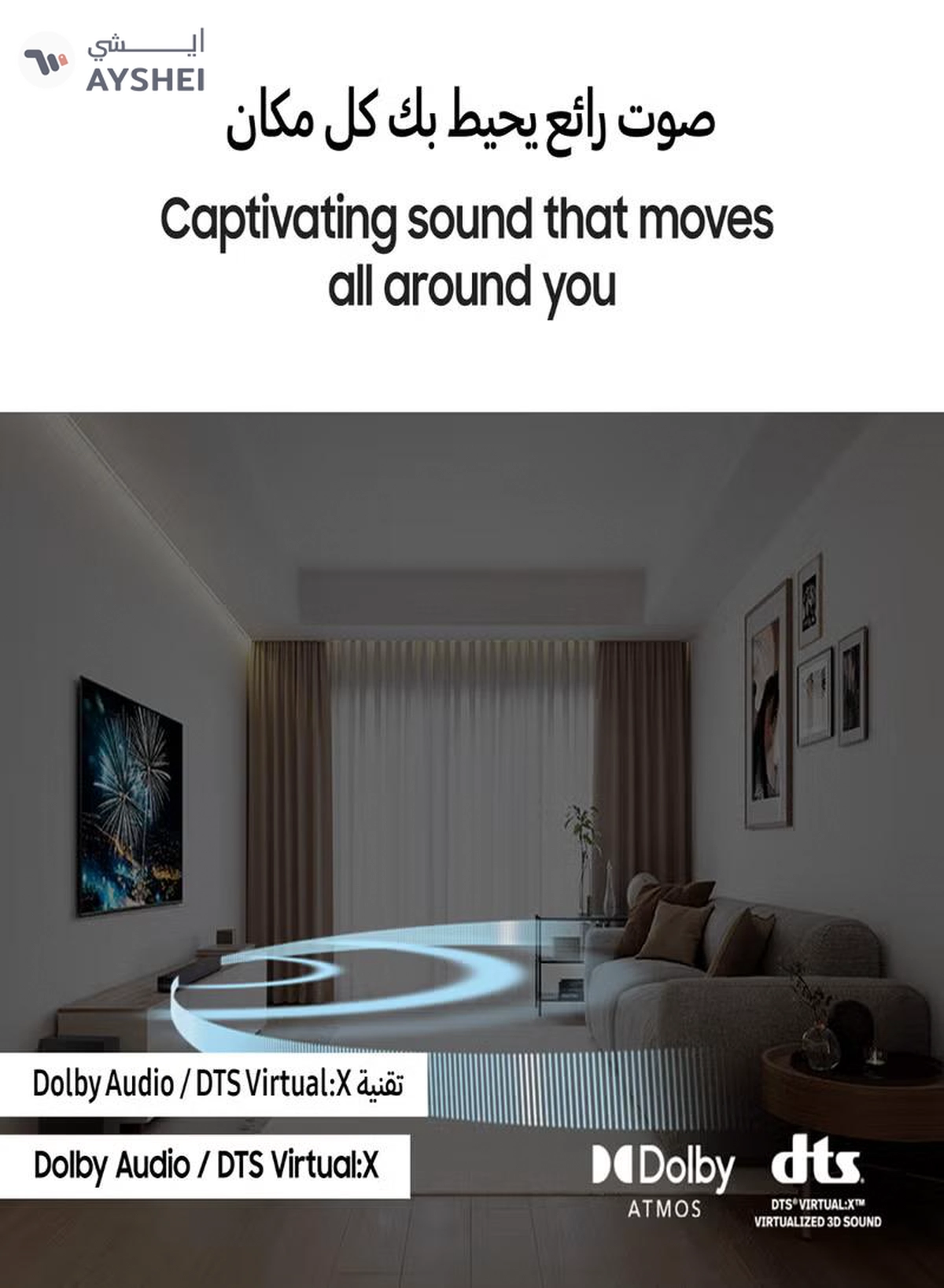 Samsung Soundbar, B-Series, 3.1ch, 2024, Dolby Audio, Built-in Center Speaker, Subwoofer with Bass Boost, Adaptive Sound, Model 2024, 2 Year Warranty - HW-B650D Black-5-5