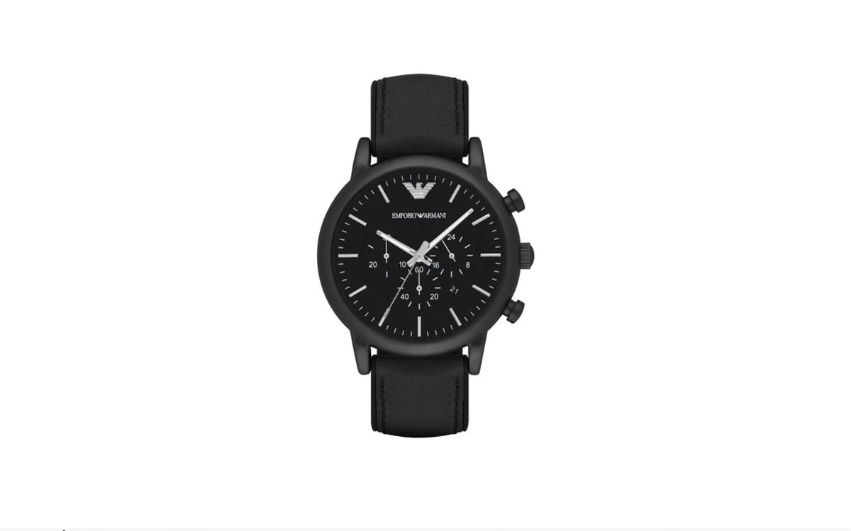 Emporio Armani Men Luigi Water Resistant Chronograph Watch AR1970-0-0