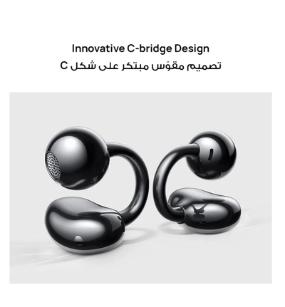Huawei FreeClip Wireless Earphones, Bluetooth Earbuds, Futuristic Aesthetic Design-3