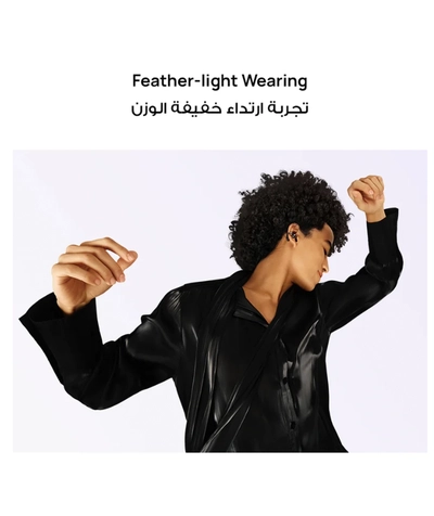 Huawei FreeClip Wireless Earphones, Bluetooth Earbuds, Futuristic Aesthetic Design-4