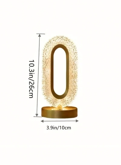 Yuwell Ramadan Lamp Ramadan Light Crystal Table Lamp With USB 3 Color Changing Option Crystal Lamp LED Light Lamp With 3 Light Intensities Tactile Switch Desk Lamp Ramadan Decoration-2