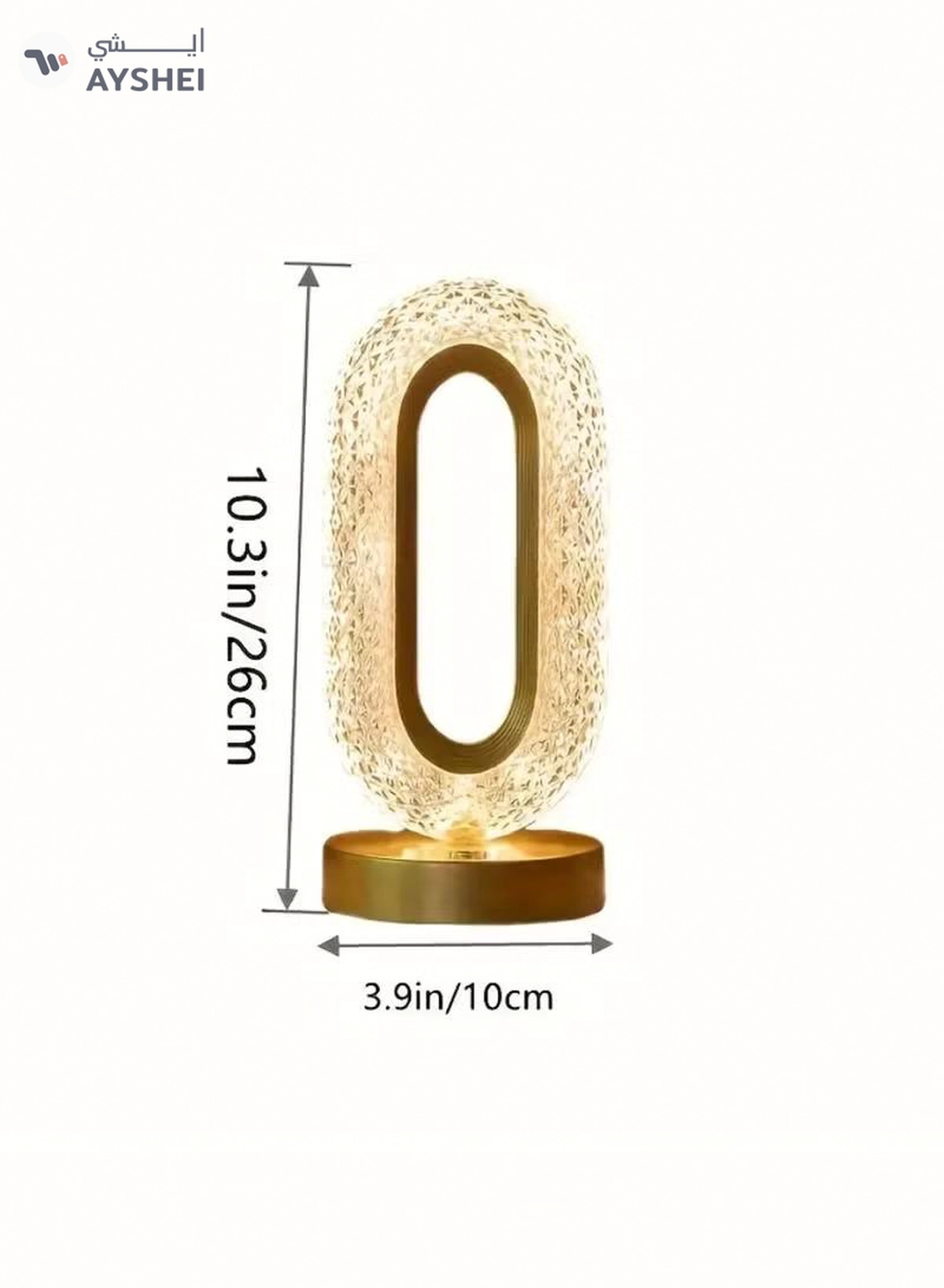 Yuwell Ramadan Lamp Ramadan Light Crystal Table Lamp With USB 3 Color Changing Option Crystal Lamp LED Light Lamp With 3 Light Intensities Tactile Switch Desk Lamp Ramadan Decoration-2-2