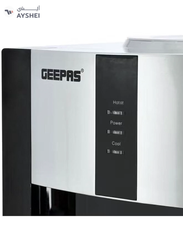 GEEPAS Hot And Cold Table Water Dispenser GWD8356 Black/White/Red