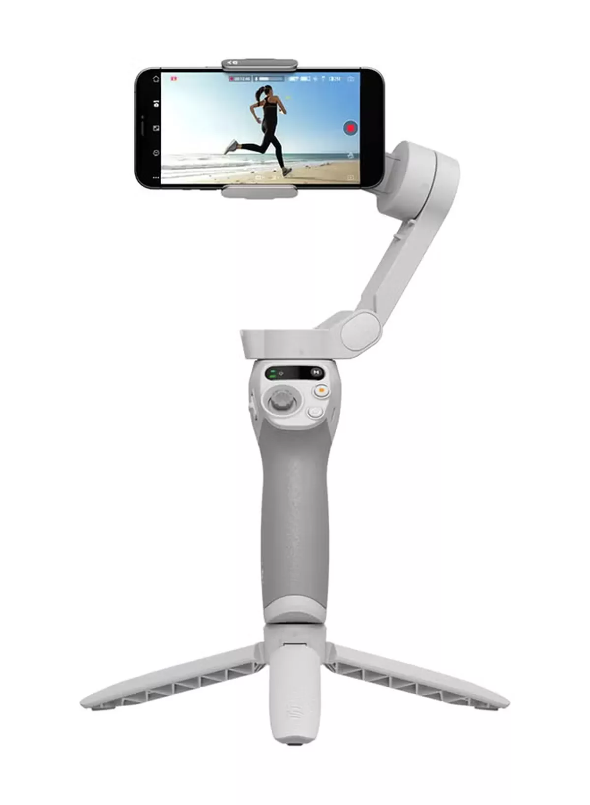 dji OSMO Mobile SE Intelligent Gimbal, 3-Axis Phone Gimbal, Android And iPhone Gimbal, Vlogging Stabilizer YouTube And TikTok Videos, UAE Version With Official Warranty Support Grey