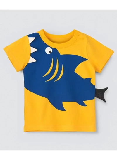 Babyqlo Casual Stylish T-Shirt Yellow-0
