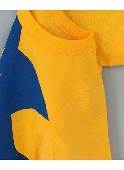 Babyqlo Casual Stylish T-Shirt Yellow-3