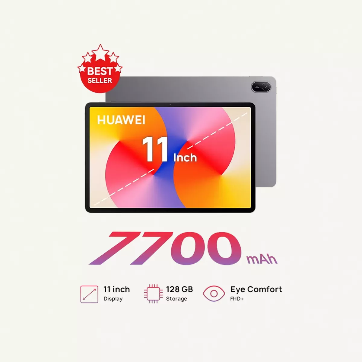 HUAWEI MatePad SE 11 2026 Tablet 11-inch Nebula Gray 8GB RAM 128GB WiFi - Middle East Version