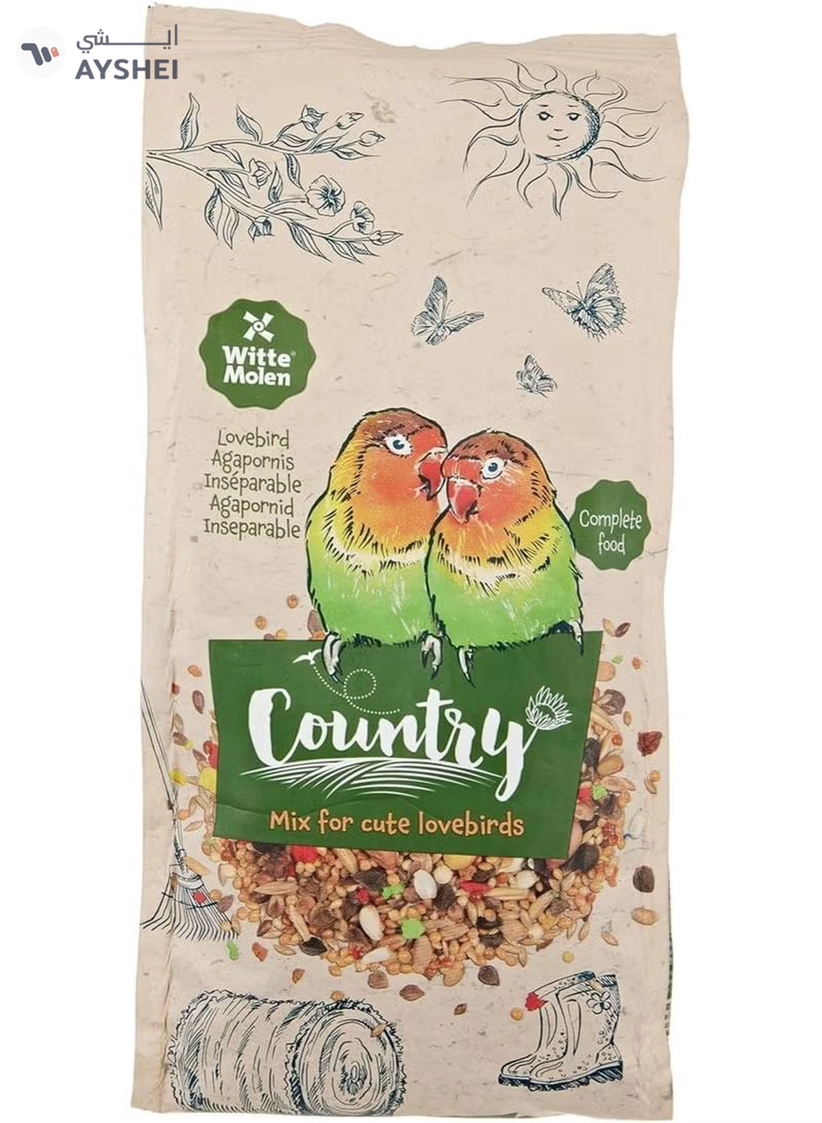 Witte Molen Country Lovebirds Weight - 600g