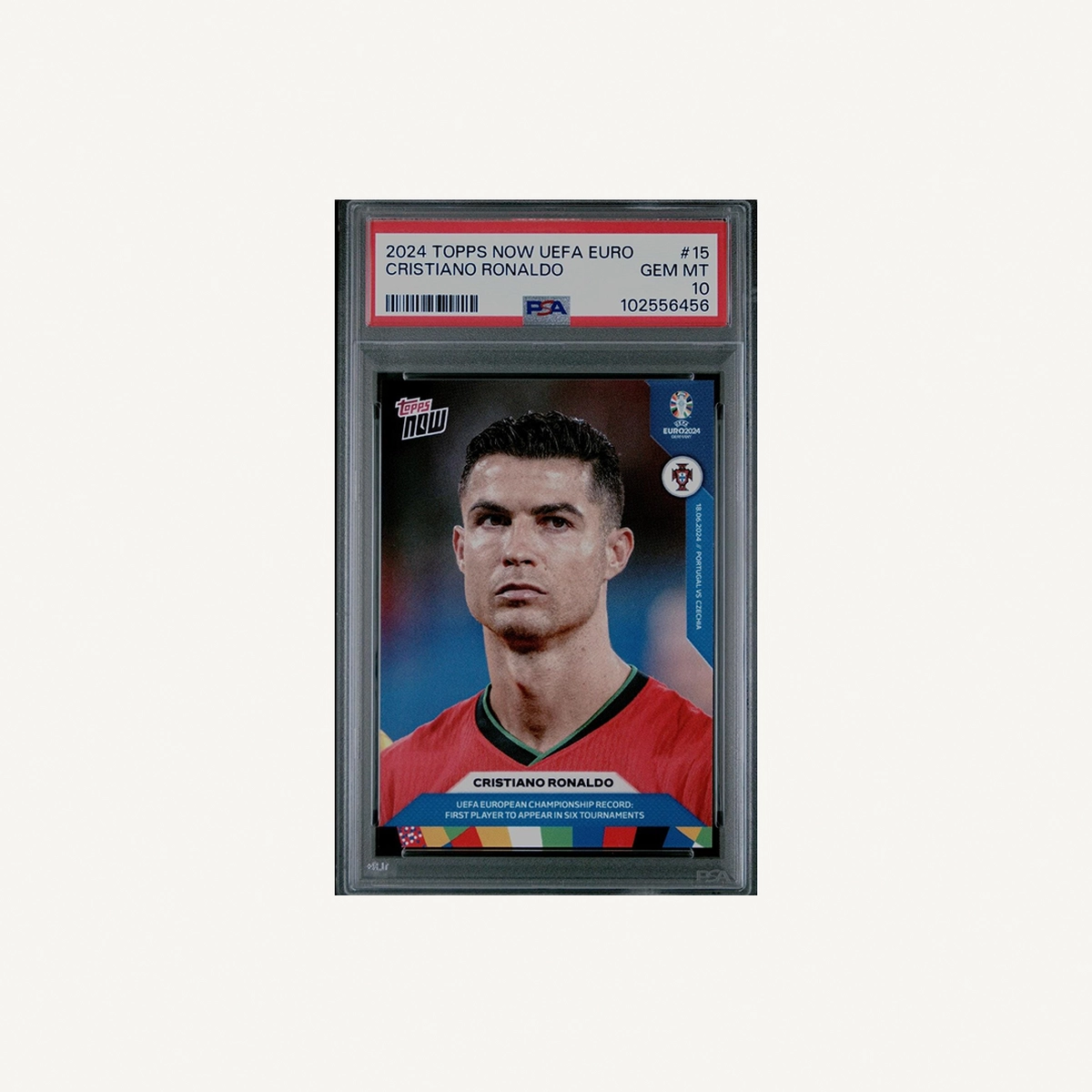 2024 Topps Now UEFA Euro Cristiano Ronaldo #15