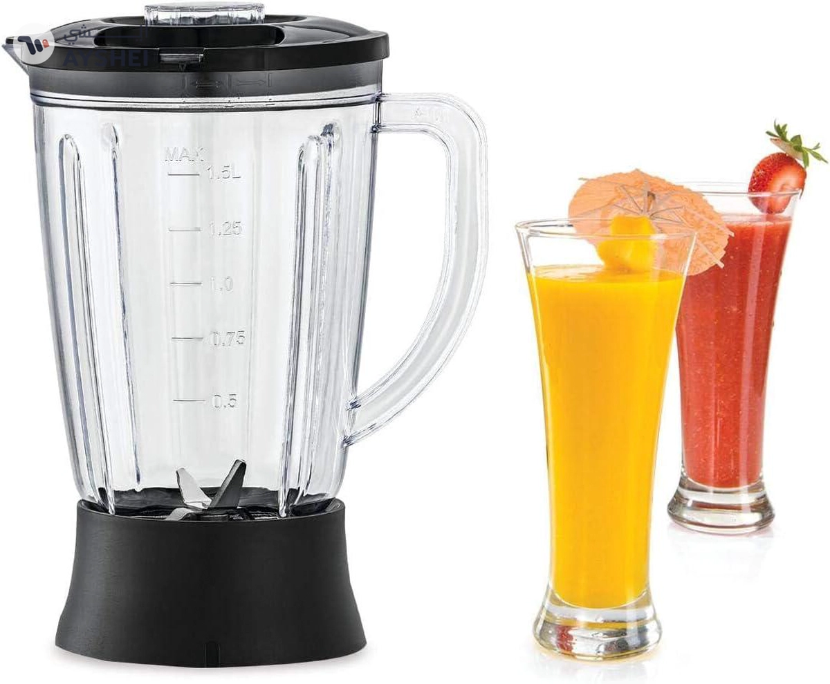 Black+Decker 600 W 29 Function Food Processor with Blender, Mill and Juicer, Black, FX650-6-6