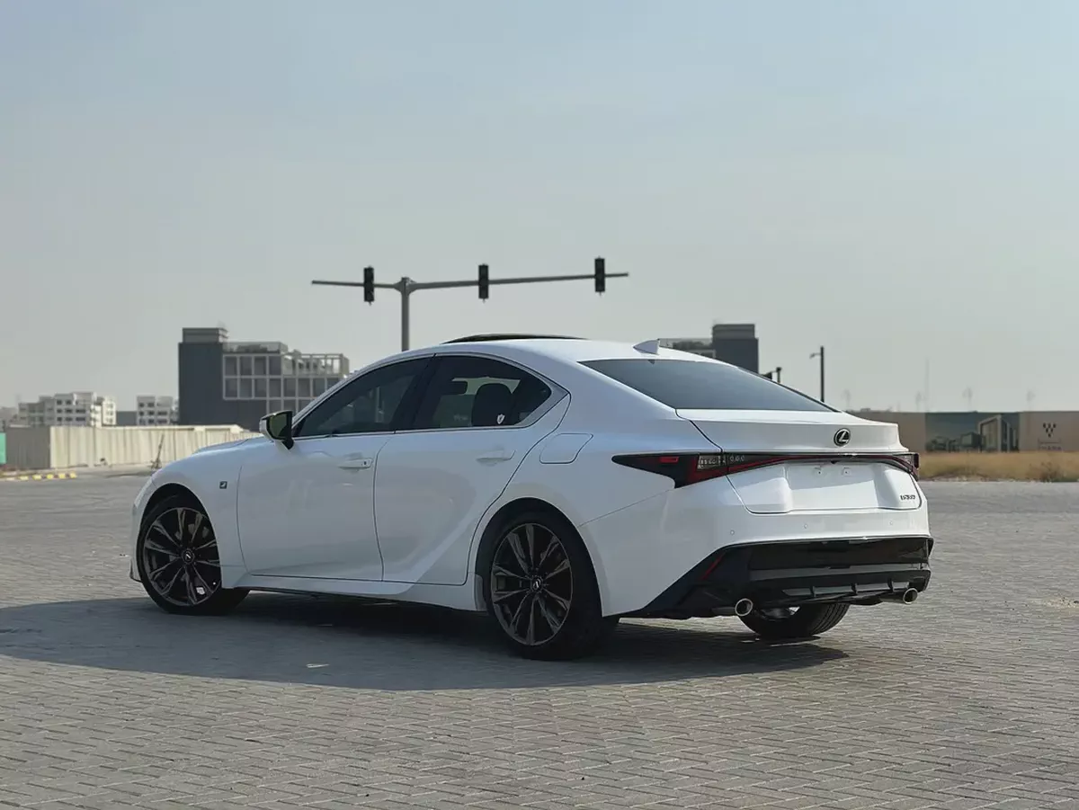 Lexus IS 350 F Sport Prestige | 2024 | USA Specs | 1,936 km | White/Black | Full Option-1-1