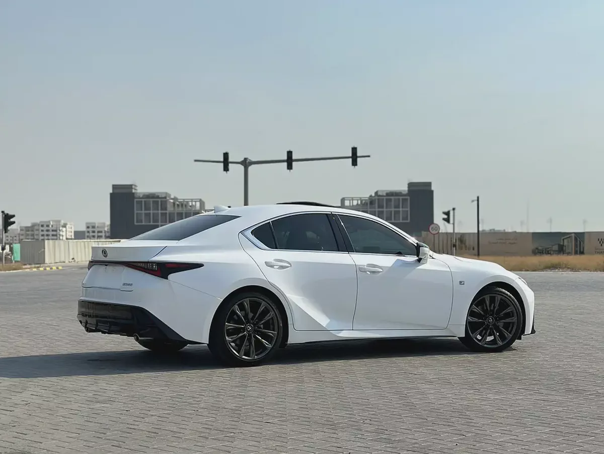 Lexus IS 350 F Sport Prestige | 2024 | USA Specs | 1,936 km | White/Black | Full Option-5-5