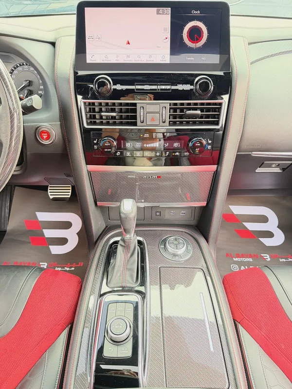 نيسان باترول نيسمو فضي / احمر خليجي المسعود Nissan Patrol NISMO 2022 GCC Specs Pristine Condition