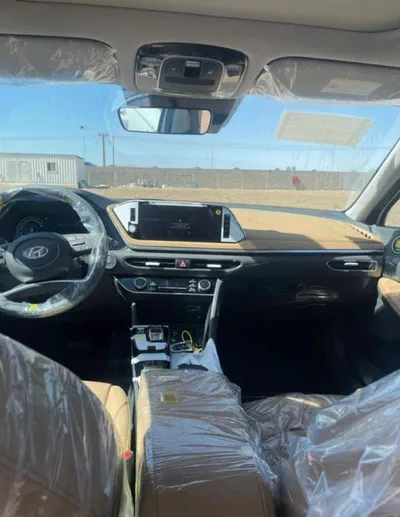 2024 Hyundai Sonata – White Sedan with Brown Interior-1