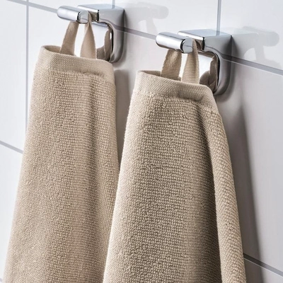 VÅGSJÖN Bath sheet, light beige, 100x150 cm-3