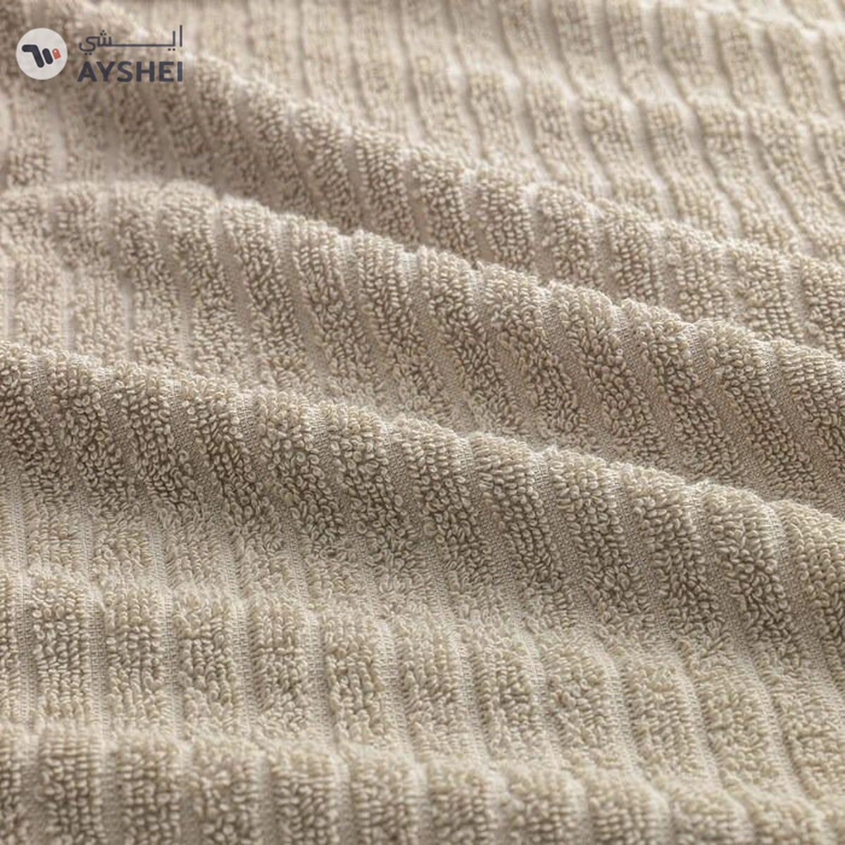 VÅGSJÖN Bath sheet, light beige, 100x150 cm-2-2