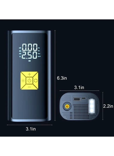 Eworld Portable Tire Inflator Air Compressor with 20000mAh Battery-4