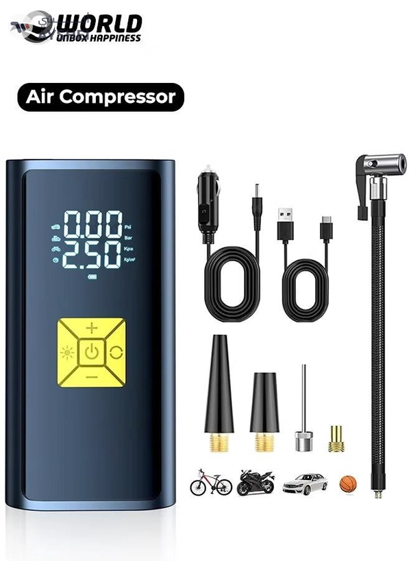 Eworld Portable Tire Inflator Air Compressor with 20000mAh Battery