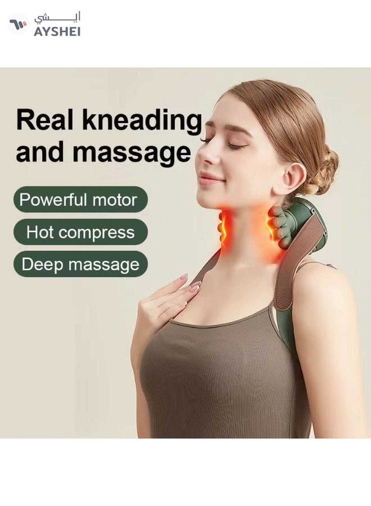 DubaiGallery Portable Shoulder and Neck Massager for Daily Relaxation Enjoy professional-6-6