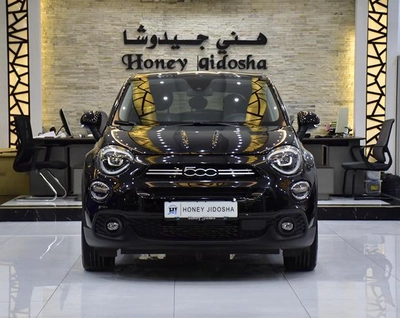 Fiat 500x ( 2023 Model ) in Black Color GCC Specs-0