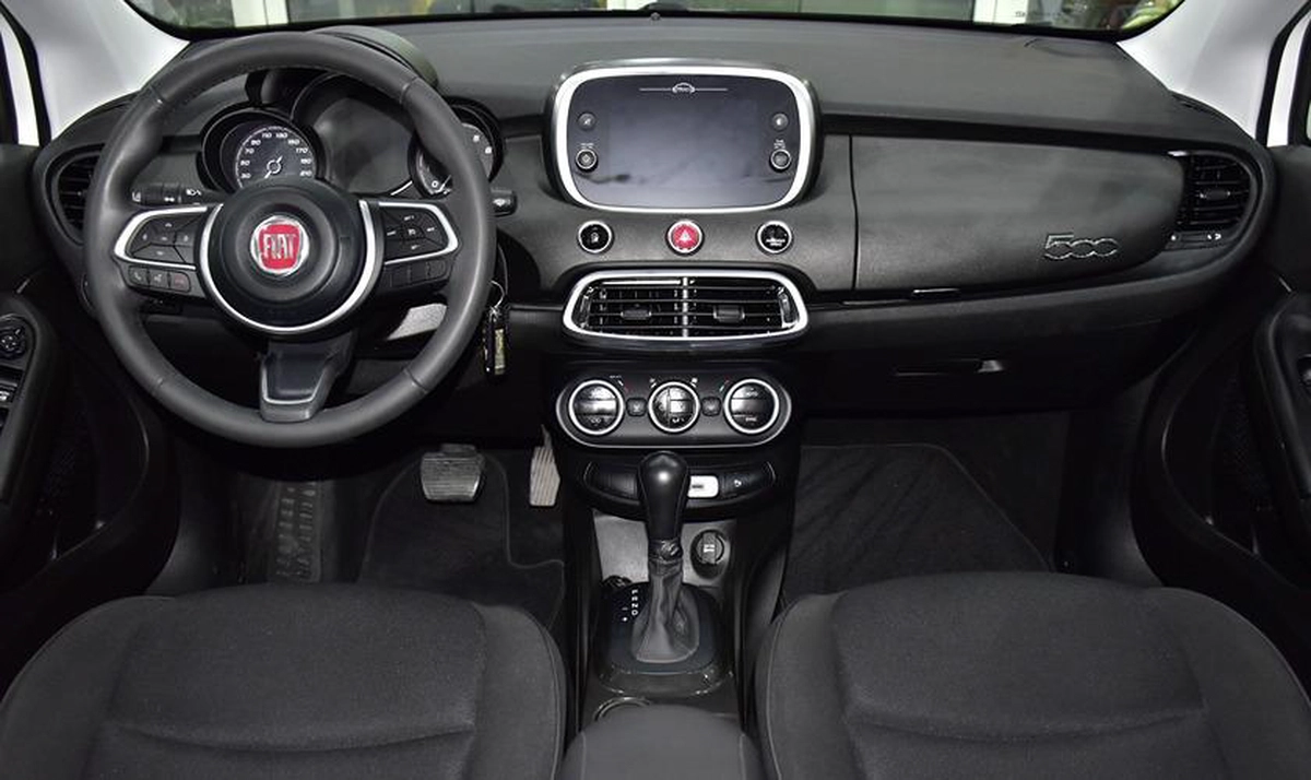 Fiat 500x ( 2023 Model ) in Black Color GCC Specs-13-13
