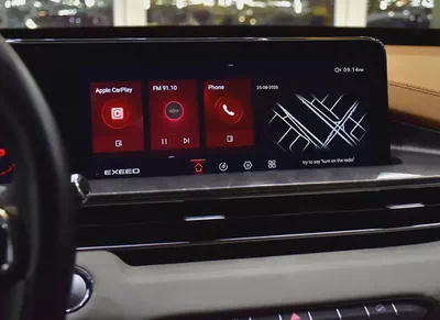 AED 634 EMi for 5Yrs | Exeed LX 230T ( 2024 Model ) in Red Color GCC Specs-12