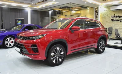 AED 634 EMi for 5Yrs | Exeed LX 230T ( 2024 Model ) in Red Color GCC Specs-1