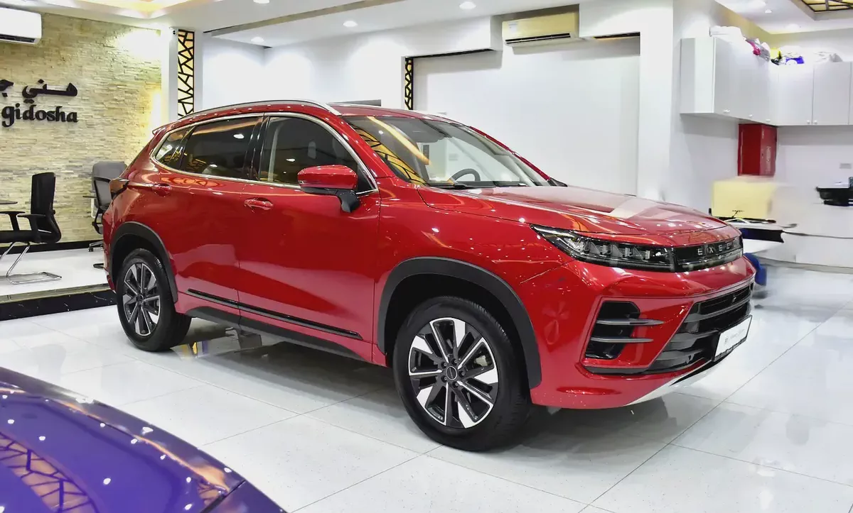 AED 634 EMi for 5Yrs | Exeed LX 230T ( 2024 Model ) in Red Color GCC Specs-2-2