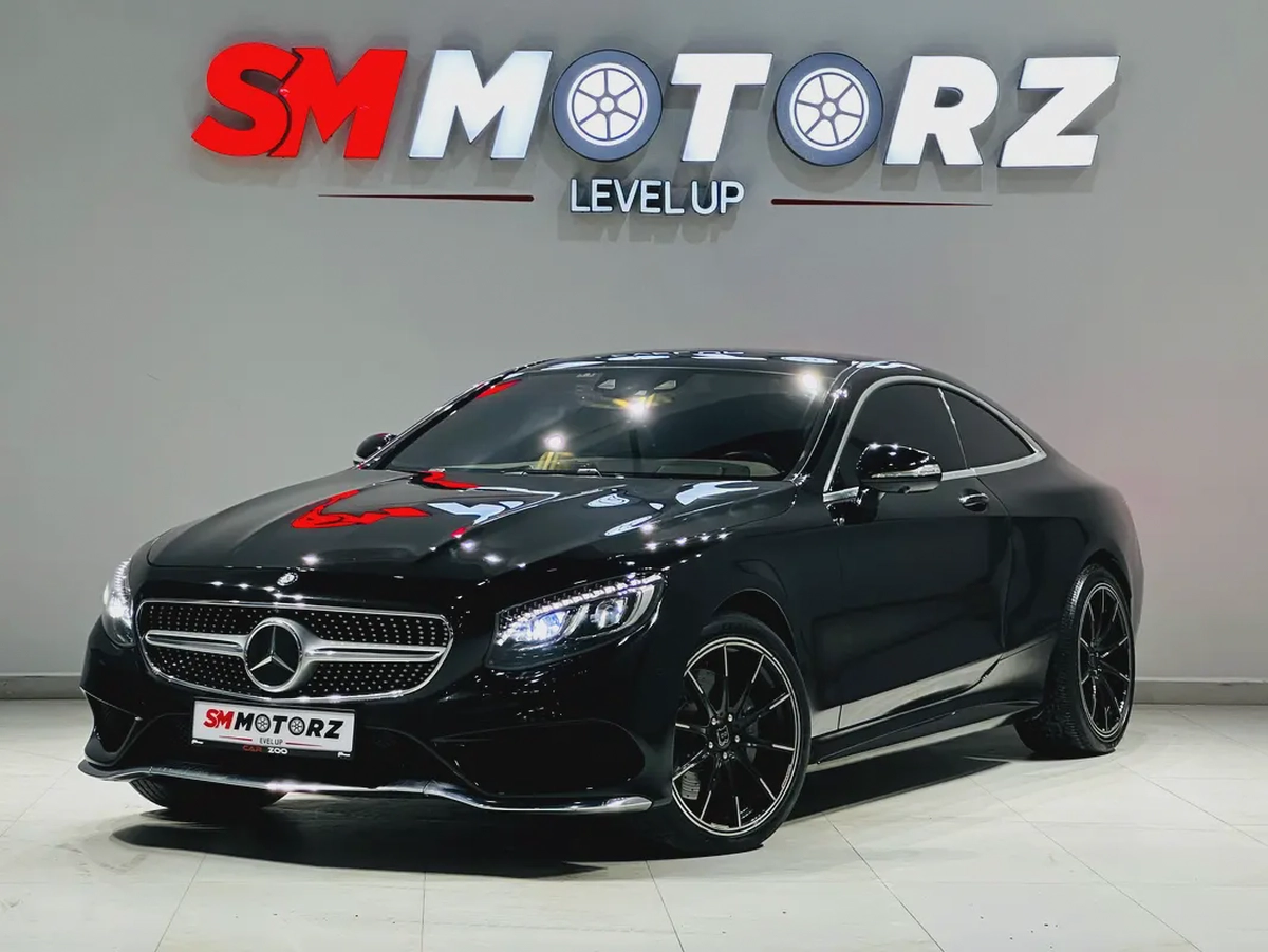 MERCEDES S550 COUPE AMG 2015 JAPANESE SPECS BRABUS RIMS WITH ONE YEAR WARRANTY-1-1