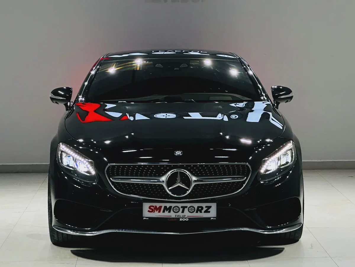 MERCEDES S550 COUPE AMG 2015 JAPANESE SPECS BRABUS RIMS WITH ONE YEAR WARRANTY-2-2