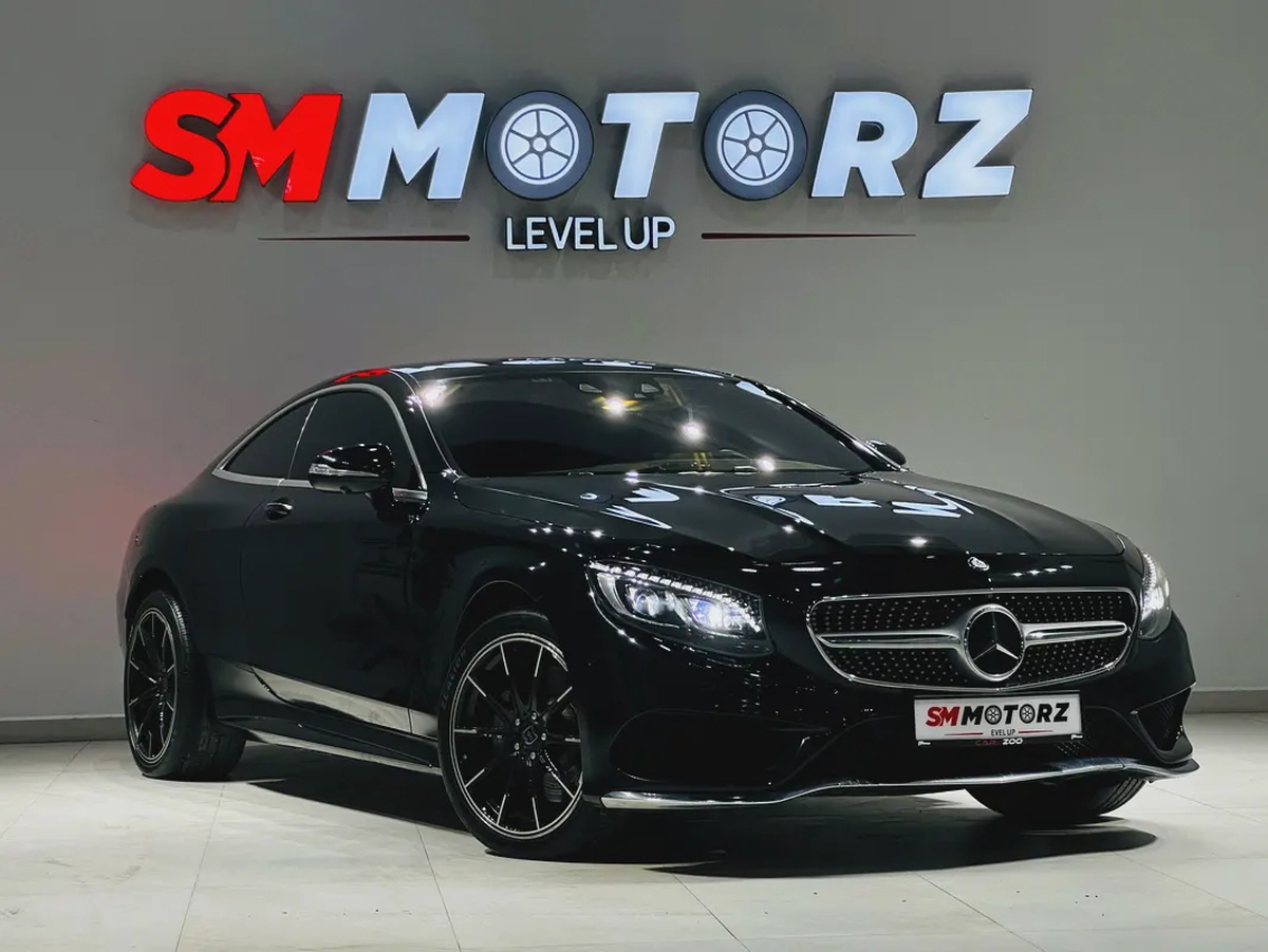 MERCEDES S550 COUPE AMG 2015 JAPANESE SPECS BRABUS RIMS WITH ONE YEAR WARRANTY-3-3