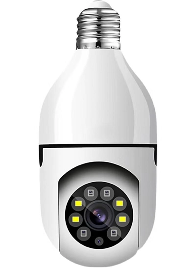 DubaiGallery Light Bulb Security Camera 360 Degree, Full HD 1080p Wireless Wifi Light Bulb Camera, Night Vision Home Security Camera, Remote Access, Home Security Camera Indoor-2