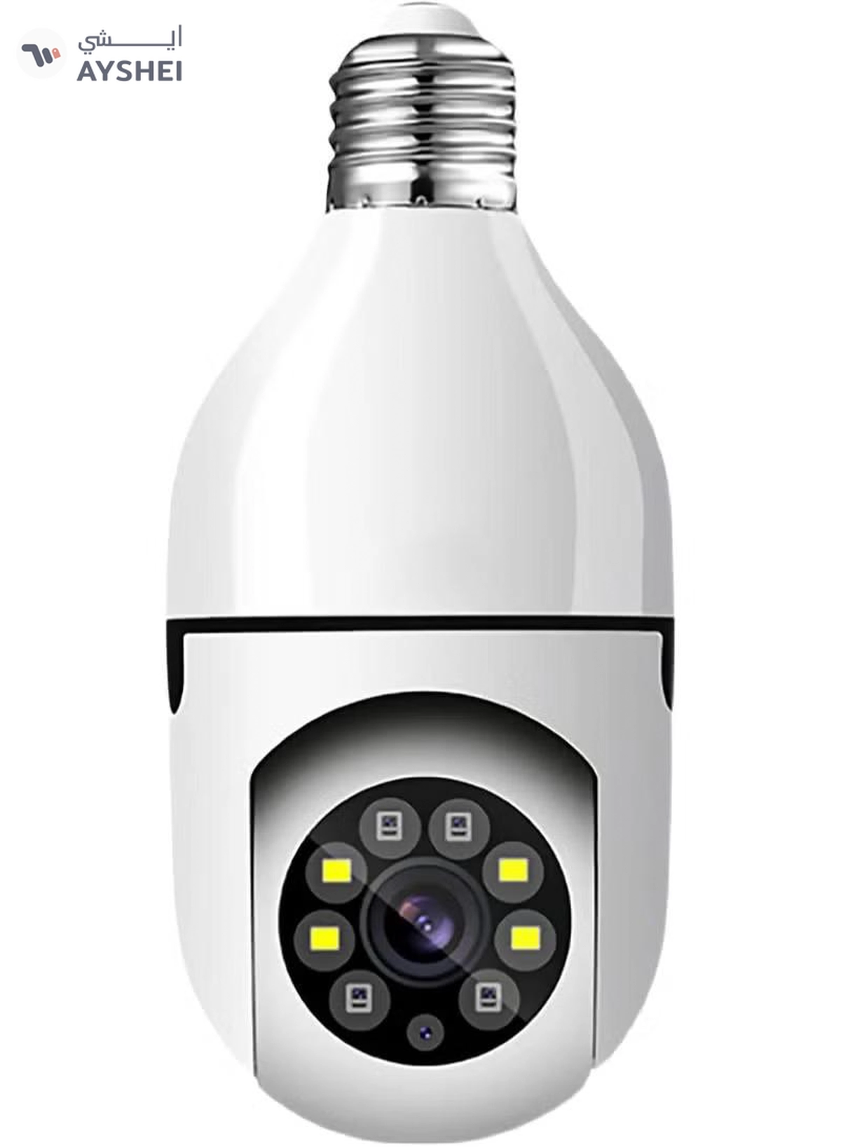 DubaiGallery Light Bulb Security Camera 360 Degree, Full HD 1080p Wireless Wifi Light Bulb Camera, Night Vision Home Security Camera, Remote Access, Home Security Camera Indoor-2-2