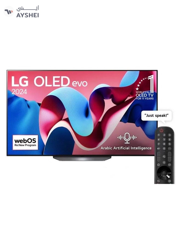 65 Inch LG OLED CS4 4K Smart TV AI Magic remote Dolby Vision webOS24 OLED65CS4V Black